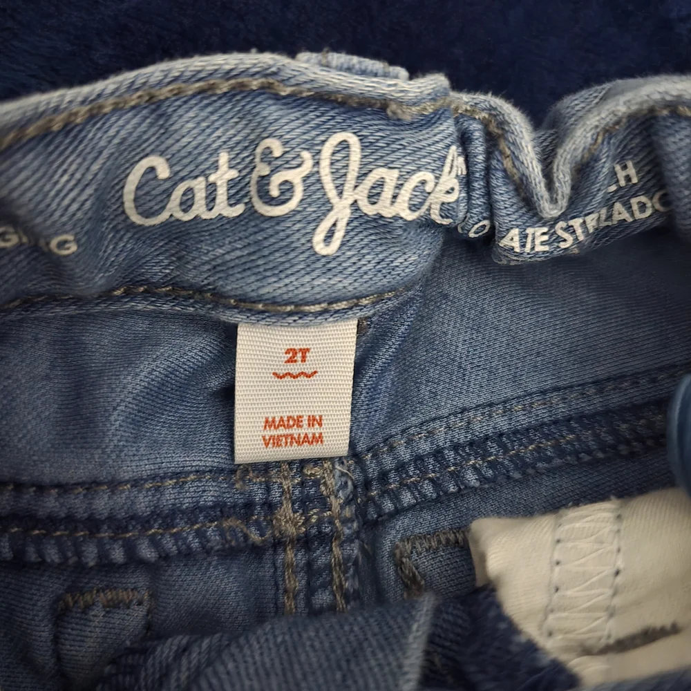 Cat & Jack Light Wash Blue Kids Jeans